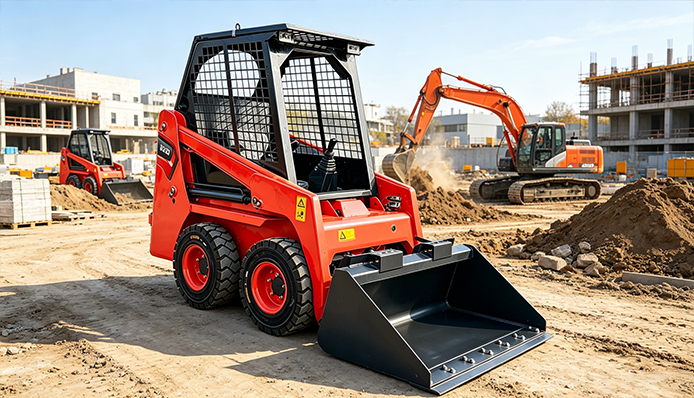 Exceptional Quality Compact Wheeled High Performance WS25 Skid Steer Loader