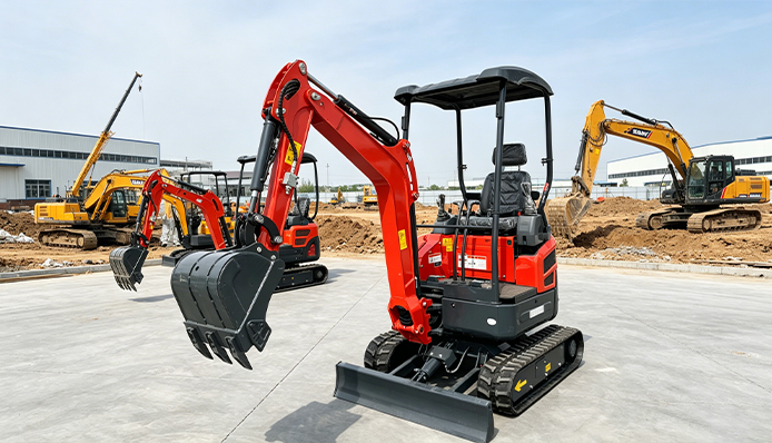 EPA Approved Kubota Engine Compact Crawler Machine WG17 Mini Excavator