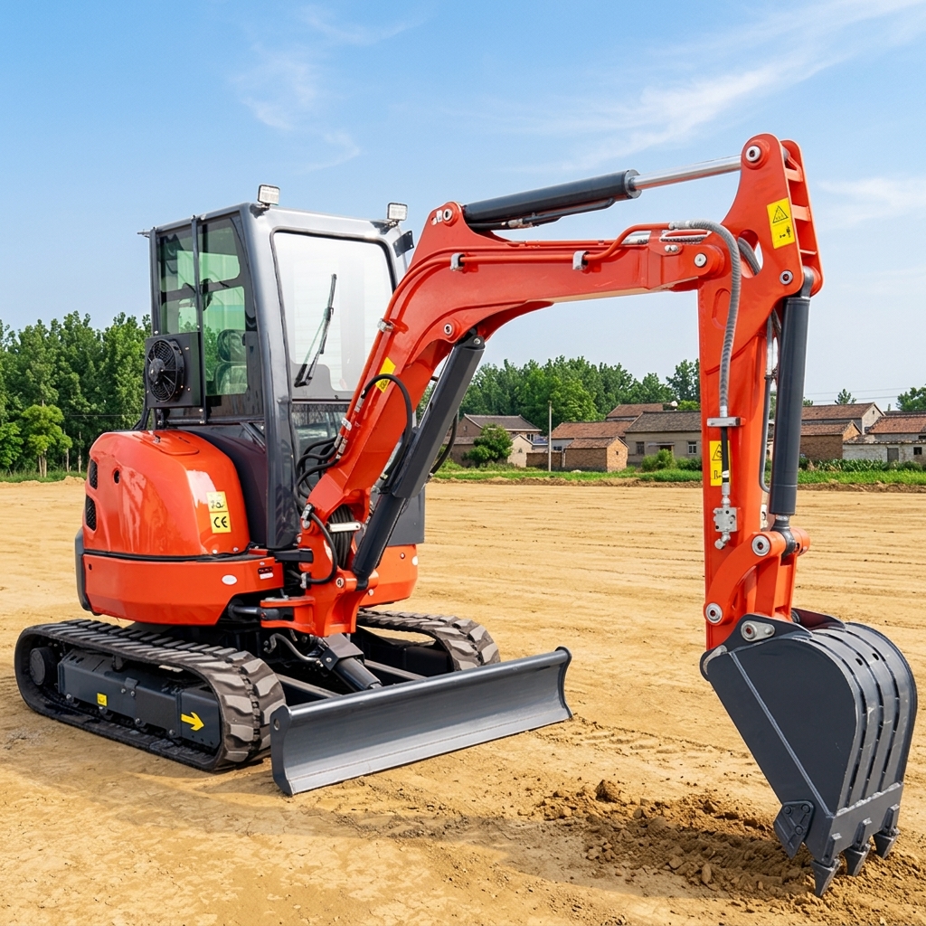 Farm 3.5 Ton All-Terrain WG35 Mini Excavator