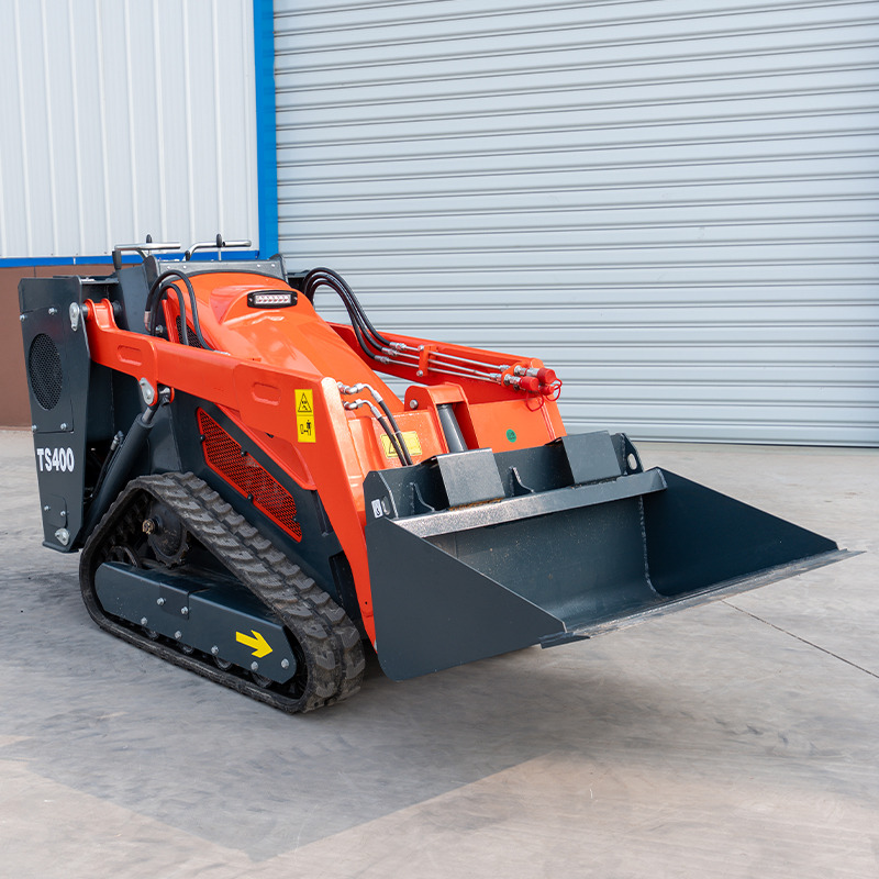 Customized EPA Engine Compact TS400 Loaders Track Gasoline Skid Steer Loader
